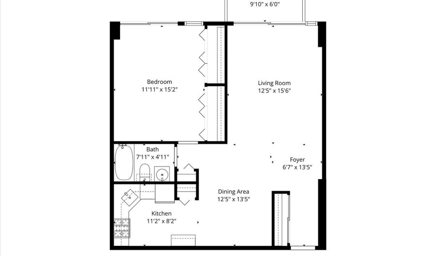 4600 S FOUR MILE RUN Dr 207, Arlington, VA 22204 - 1 Beds, 1 Bath