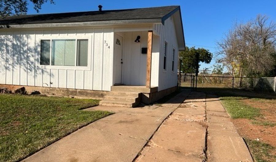 734 S Crockett Dr, Abilene, TX 79605 - 2 Beds, 1 Bath