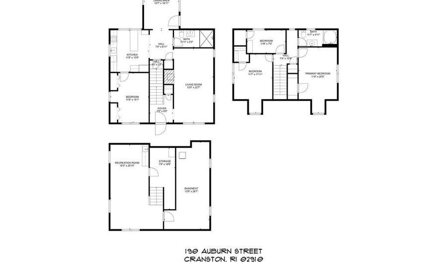 190 Auburn St, Cranston, RI 02910 - 4 Beds, 2 Bath
