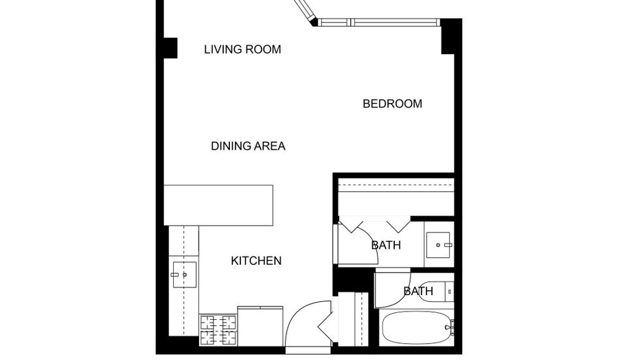 2800 WISCONSIN Ave NW 609, Washington, DC 20007 - 0 Beds, 1 Bath
