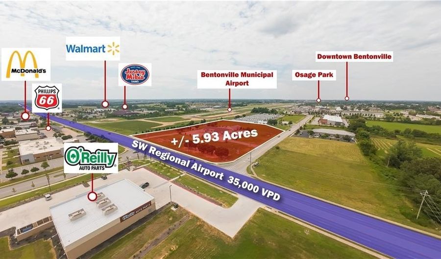 404 SW Regional Airport Blvd, Bentonville, AR 72713 - 0 Beds, 0 Bath