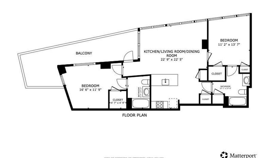 2001 15TH St N 506, Arlington, VA 22201 - 2 Beds, 2 Bath