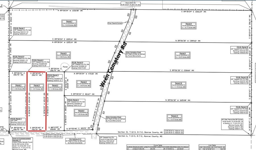 Wren Cemetery Road lot 2, Aberdeen, MS 39730 - 0 Beds, 0 Bath