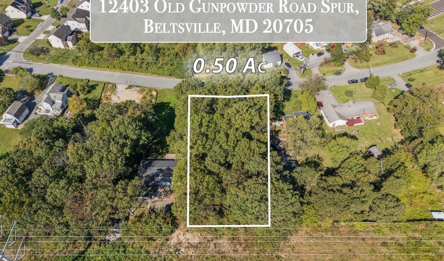 12403 OLD GUNPOWDER ROAD Spur, Beltsville, MD 20705 - 0 Beds, 0 Bath