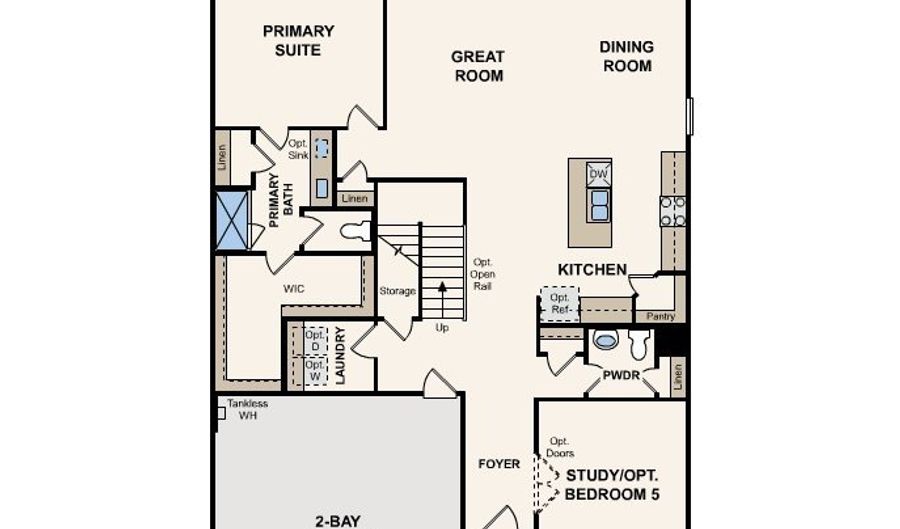 401 Merlot Dr Plan: GRANDBY, Alvin, TX 77511 - 4 Beds, 3 Bath