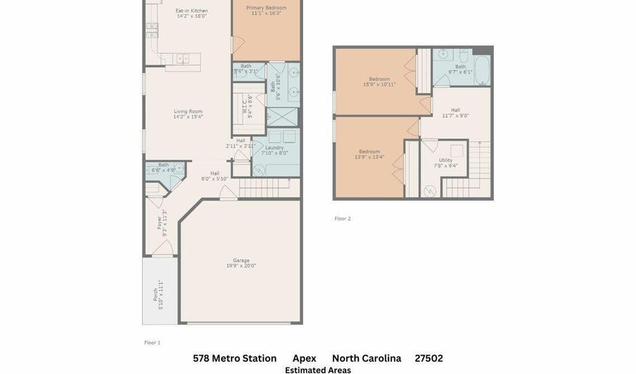 578 Metro Sta, Apex, NC 27502 - 3 Beds, 3 Bath