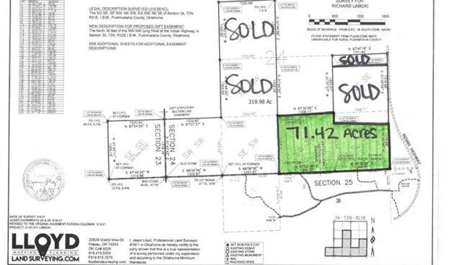 00003 Indian Hwy, Albion, OK 74521 - 0 Beds, 0 Bath