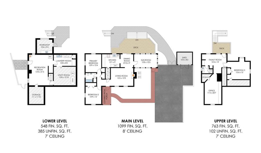 7107 COVENTRY Rd, Alexandria, VA 22306 - 4 Beds, 2 Bath