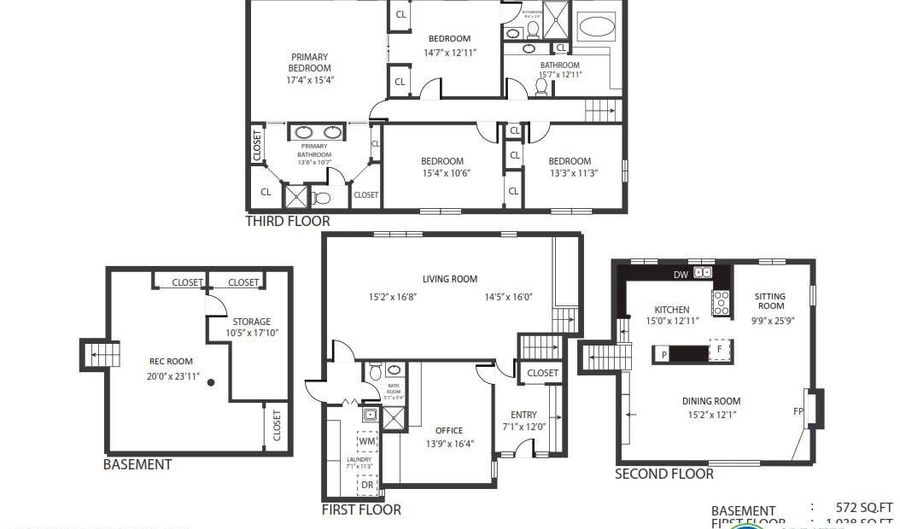 1048 N 27th St, Allentown, PA 18104 - 4 Beds, 4 Bath