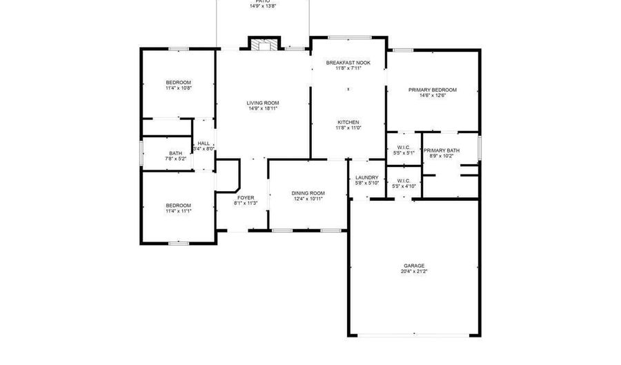 2023 S Cobblestone Cv, Brandon, MS 39042 - 3 Beds, 2 Bath