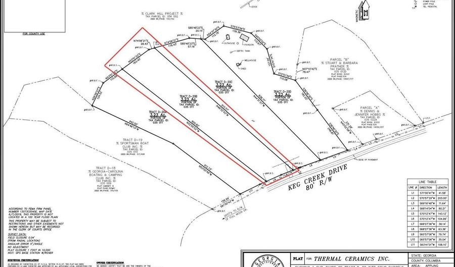6205 Keg Creek Dr Lot 2, Appling, GA 30802 - 0 Beds, 0 Bath