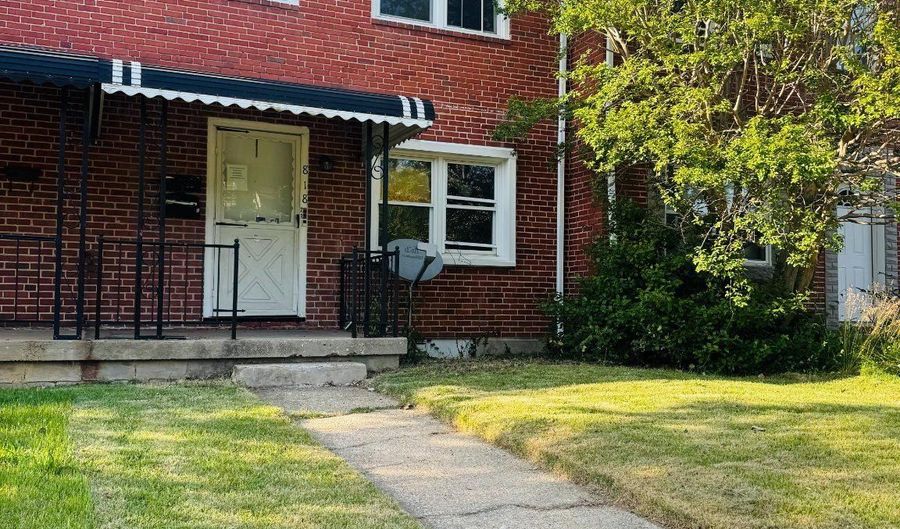 818 BRADHURST Rd, Baltimore, MD 21212 - 2 Beds, 1 Bath