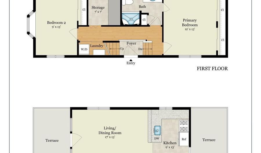 650 WHARF St SW Z-01, Washington, DC 20024 - 2 Beds, 1 Bath