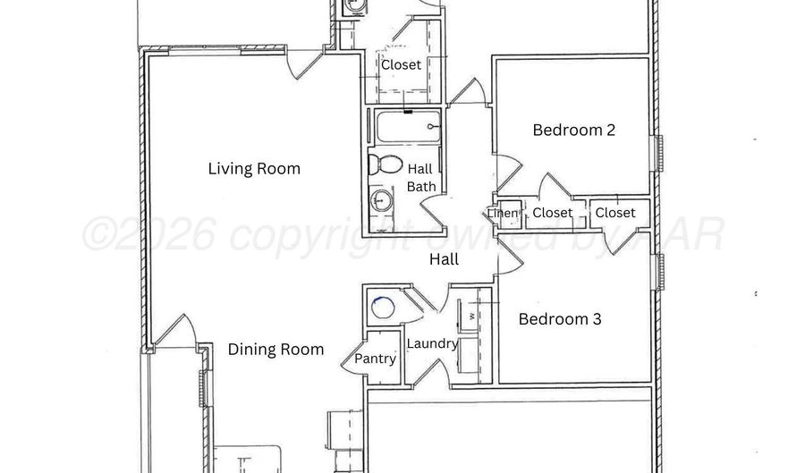 4403 Sunset St, Amarillo, TX 79118 - 3 Beds, 2 Bath
