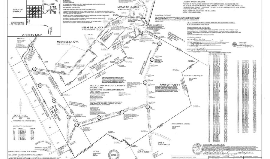 TRACT 2 DE LA JOYA Street, Abiquiu, NM 87510 - 0 Beds, 0 Bath