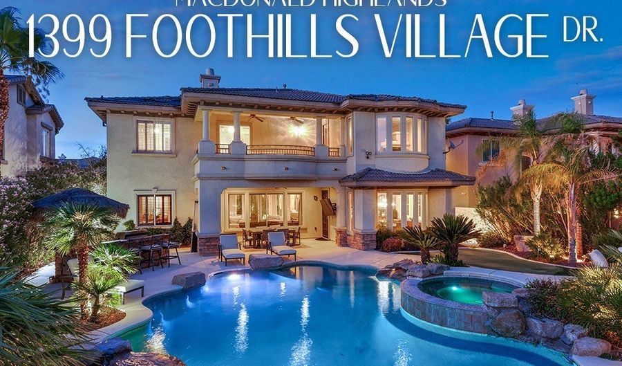 1399 Foothills Village Dr, Henderson, NV 89012 - 4 Beds, 4 Bath
