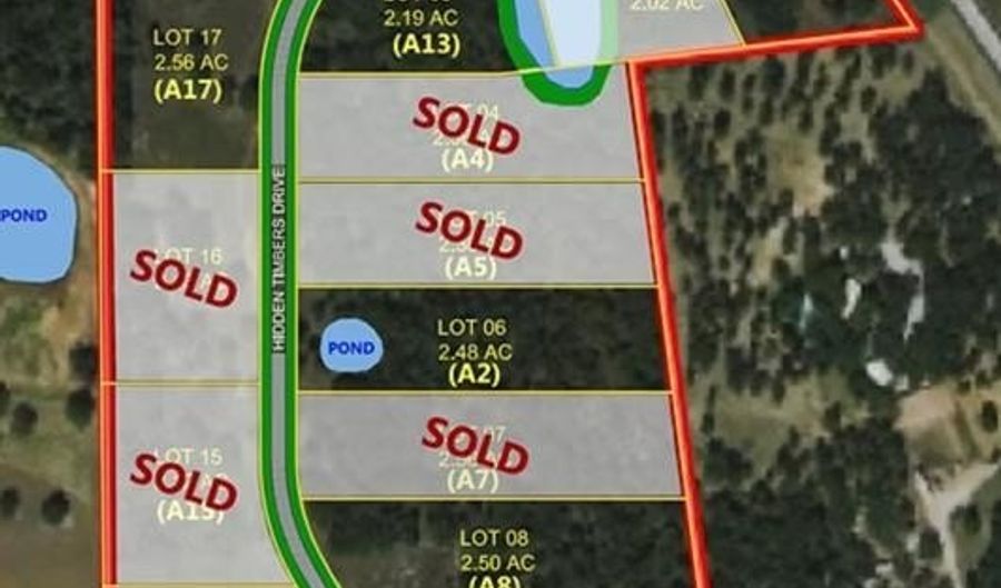 107 Lot A1 Hidden Timbers Dr, Alvord, TX 76225 - 0 Beds, 0 Bath