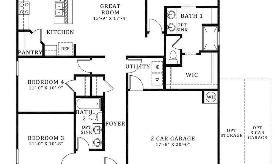 1058 W AVALON CANYON Dr, Casa Grande, AZ 85122 - 4 Beds, 2 Bath