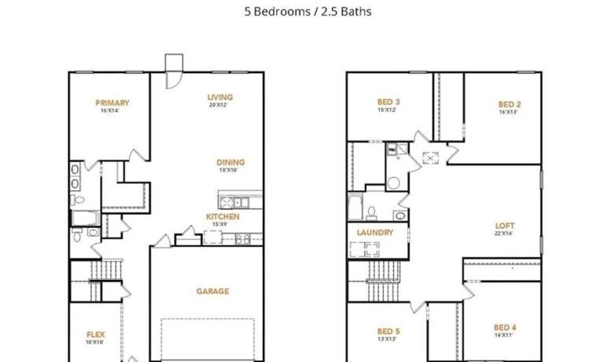 135 Sienna Dr, Alvord, TX 76225 - 5 Beds, 3 Bath