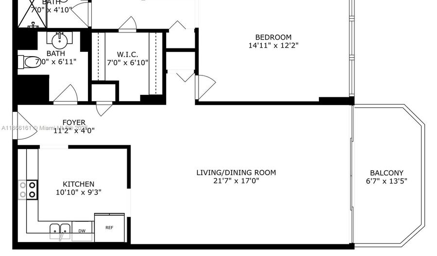 18011 Biscayne Blvd 903, Aventura, FL 33160 - 1 Beds, 1 Bath