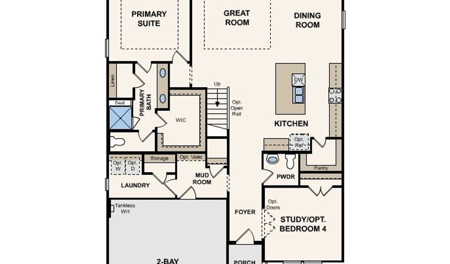 401 Merlot Dr Plan: LASSEN, Alvin, TX 77511 - 3 Beds, 3 Bath
