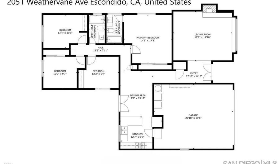 2051 Weathervane, Escondido, CA 92027 - 4 Beds, 2 Bath