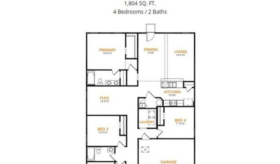 109 Brooke Dr, Alvord, TX 76225 - 4 Beds, 2 Bath