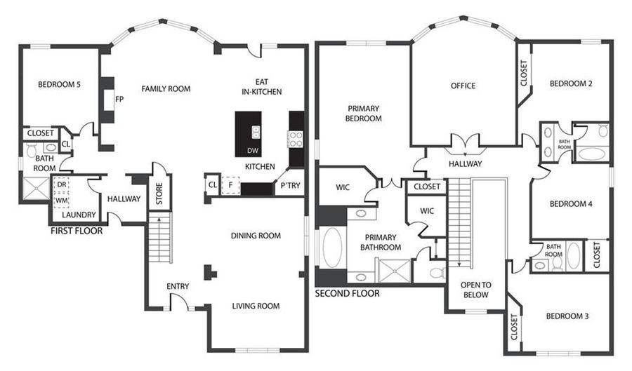 2100 Baywood Blvd SW, Austell, GA 30106 - 5 Beds, 4 Bath