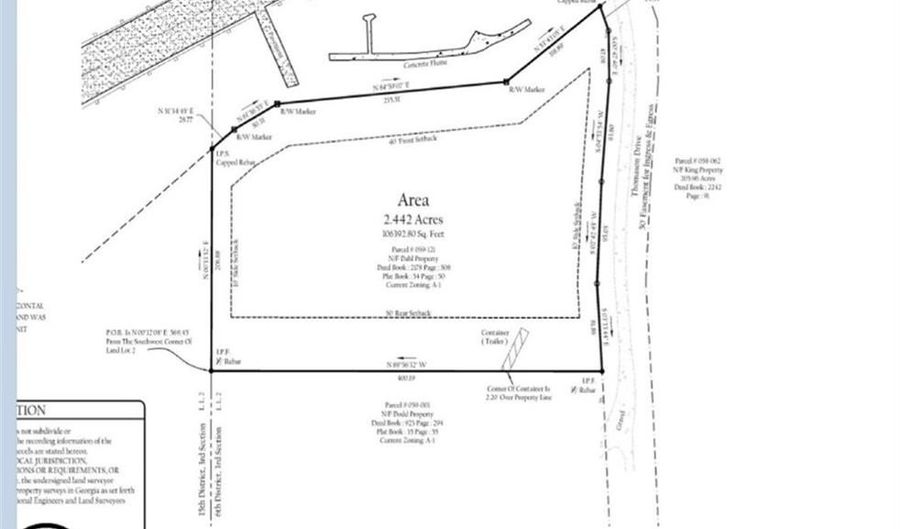 320 Thomason Dr, Adairsville, GA 30103 - 0 Beds, 0 Bath