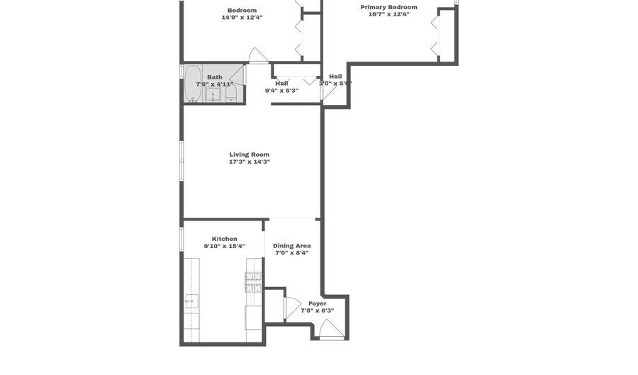 67 W 48th St 235, Bayonne, NJ 07002 - 2 Beds, 1 Bath