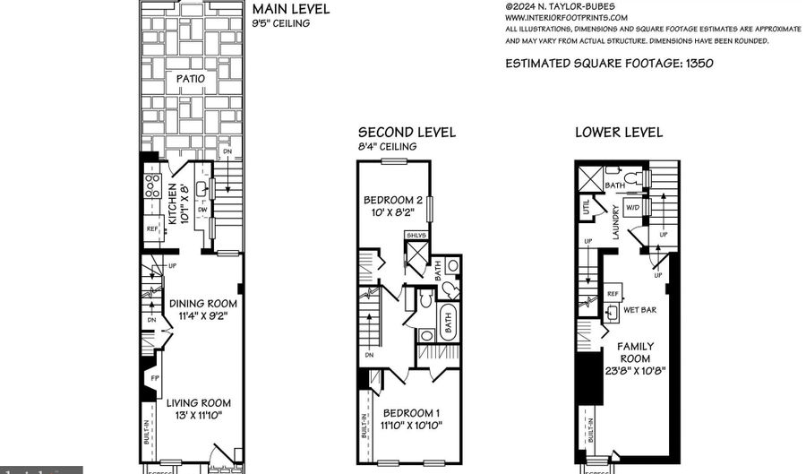 1341 28TH St NW, Washington, DC 20007 - 3 Beds, 3 Bath