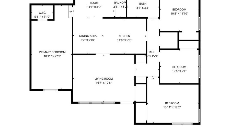 906 NW 9th St, Andrews, TX 79714 - 4 Beds, 1 Bath
