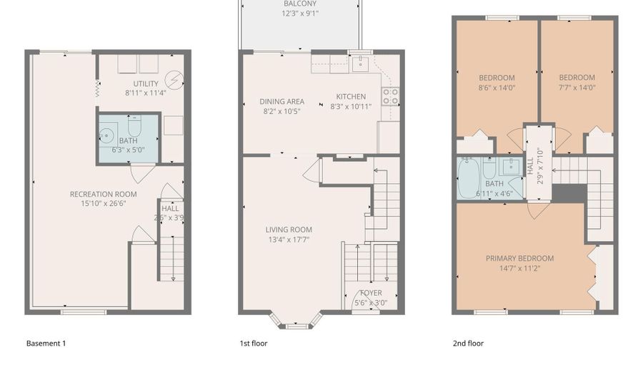 422 MACHIAS Pl, Baltimore, MD 21220 - 3 Beds, 2 Bath