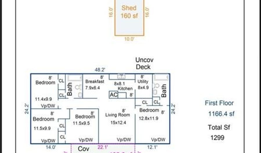 57030 CENTRAL CHURCH Rd, Angie, LA 70426 - 4 Beds, 2 Bath