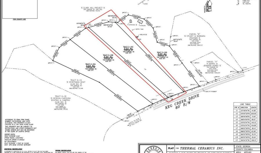 6205 Keg Creek Dr Lot 3, Appling, GA 30802 - 0 Beds, 0 Bath