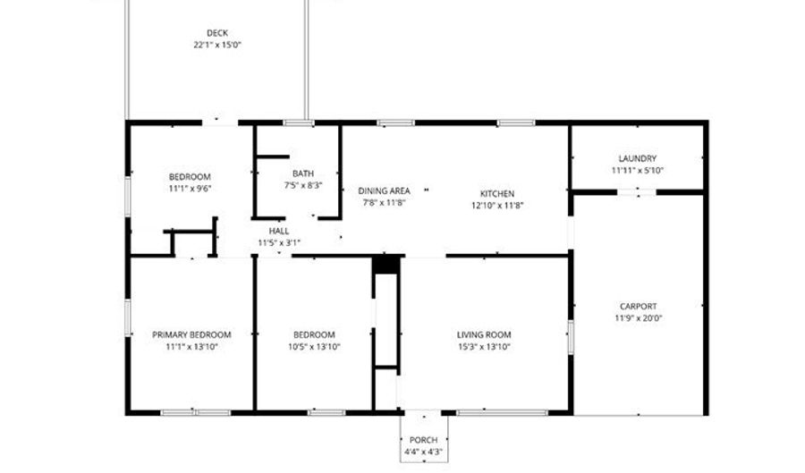 174 First St E, Arabi, GA 31712 - 3 Beds, 1 Bath