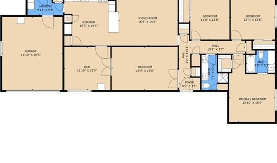 1435 MONTERREY Blvd, Baton Rouge, LA 70815 - 4 Beds, 2 Bath