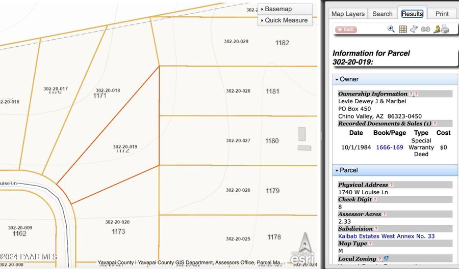 1740 W Louise Ln, Ash Fork, AZ 86320 - 0 Beds, 0 Bath