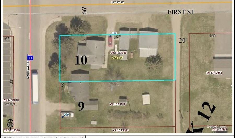 115 1st St SE, Akeley, MN 56433 - 2 Beds, 1 Bath