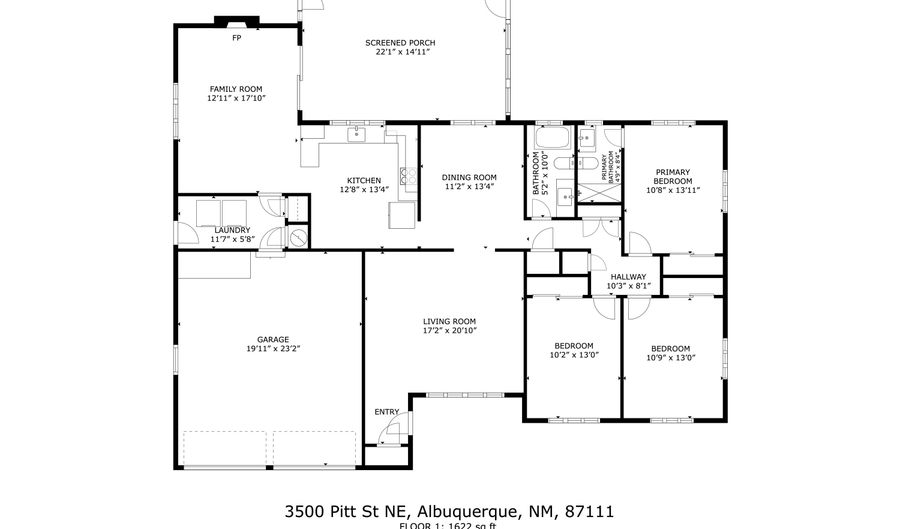 3500 Pitt St NE, Albuquerque, NM 87111 - 3 Beds, 2 Bath