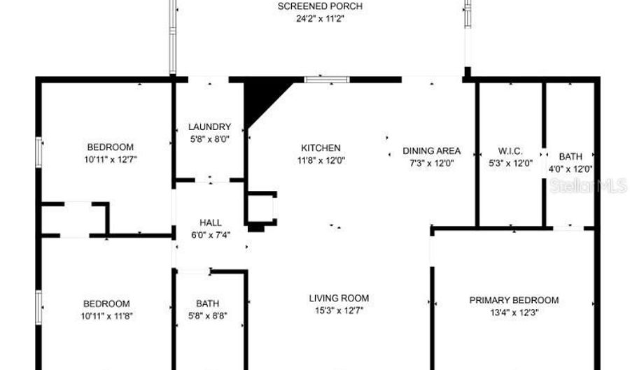 25144 SPANISH MOSS Cir, Astatula, FL 34705 - 3 Beds, 2 Bath