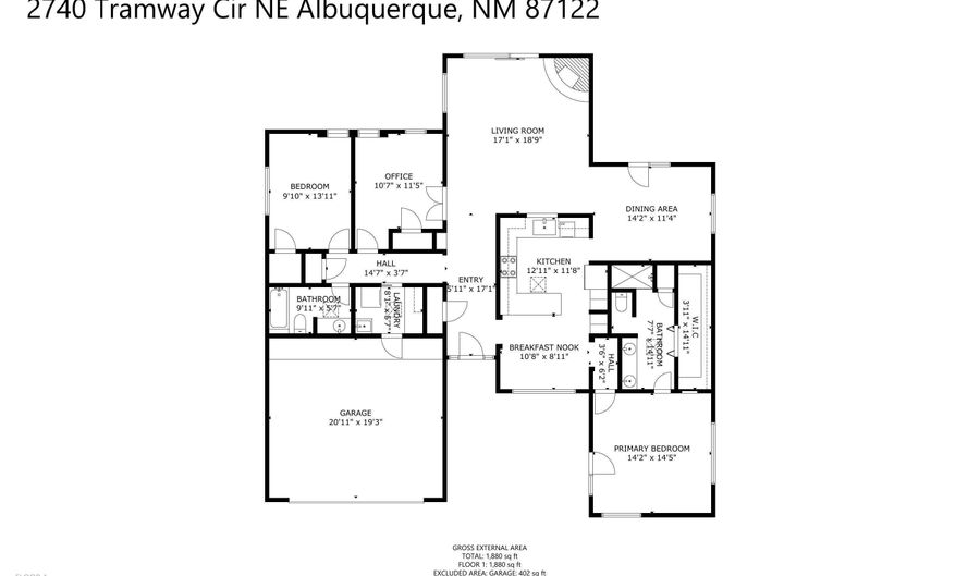2740 TRAMWAY Cir NE, Albuquerque, NM 87122 - 3 Beds, 2 Bath
