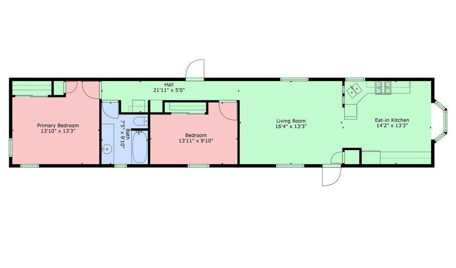 6 Jackson Ave, Allenstown, NH 03275 - 2 Beds, 1 Bath