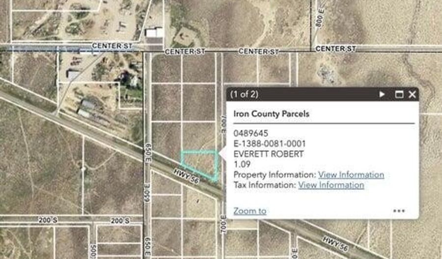 1 09 Acre Commercial Lot/Land, Beryl, UT 84714 - 0 Beds, 0 Bath