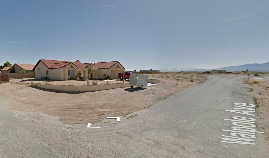 Walpole Ave Avenue, California City, CA 93505 - 0 Beds, 0 Bath