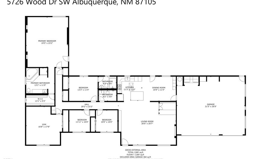 5726 Wood Rd SW, Albuquerque, NM 87105 - 5 Beds, 3 Bath