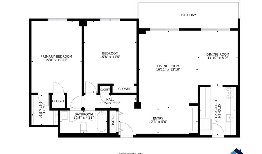 7501 DEMOCRACY Blvd B134, Bethesda, MD 20817 - 2 Beds, 1 Bath