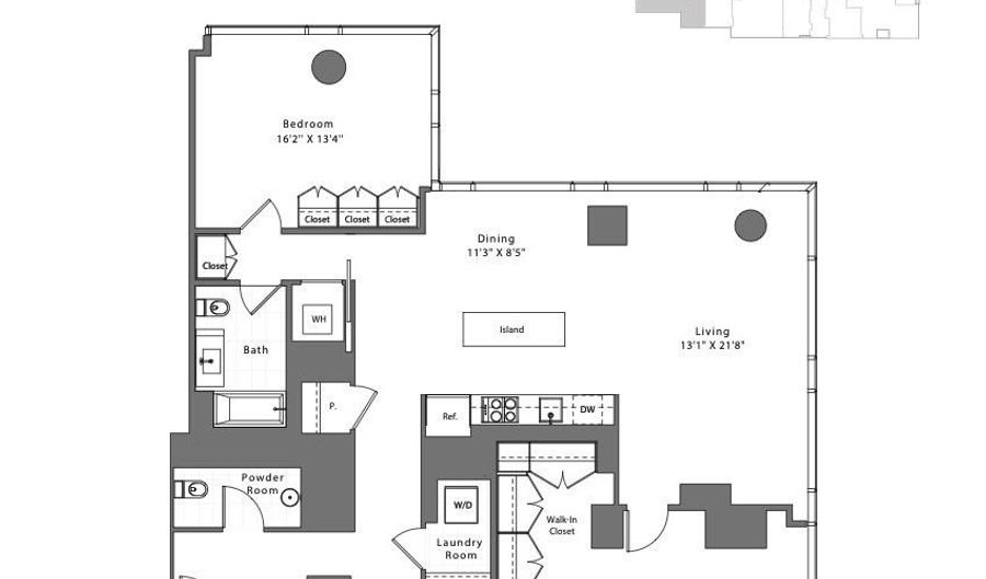 1800 N LYNN 2316, Arlington, VA 22209 - 2 Beds, 2 Bath