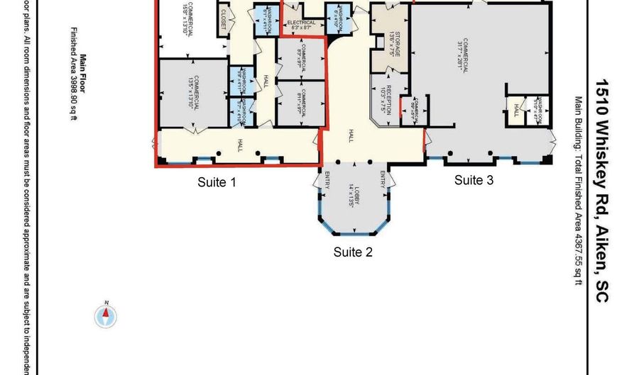 1510 Whiskey Rd Suite 1, Aiken, SC 29803 - 0 Beds, 2 Bath