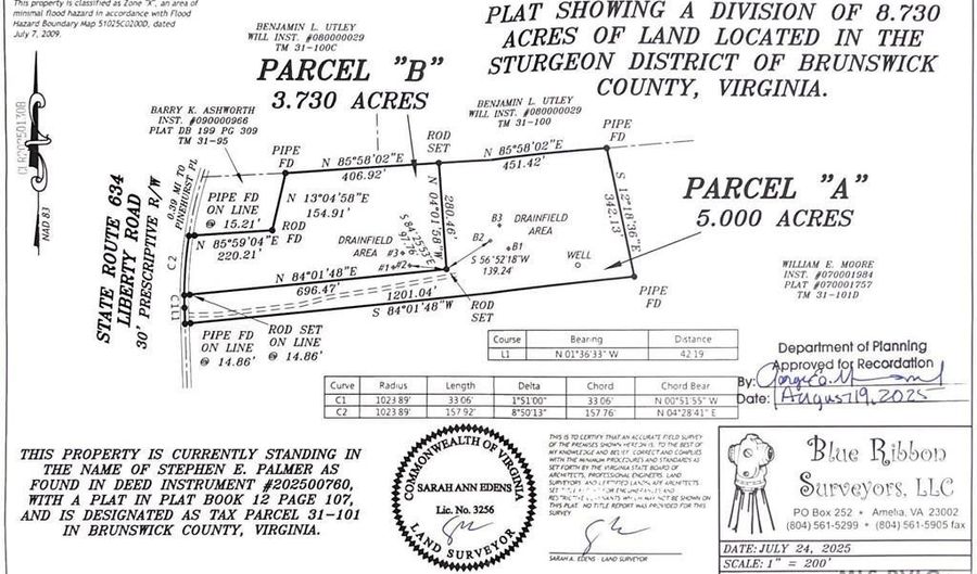 3 73 Ac. Liberty Rd Lot Parcel B, Alberta, VA 23821 - 0 Beds, 0 Bath